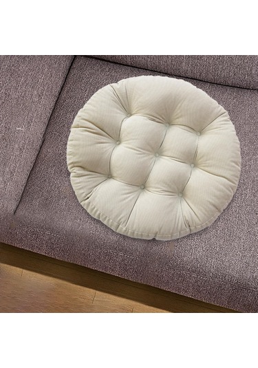 Suntek Büyük Koltuk Minderi 55cmx55cm Ofis Koltuğu Bej Için