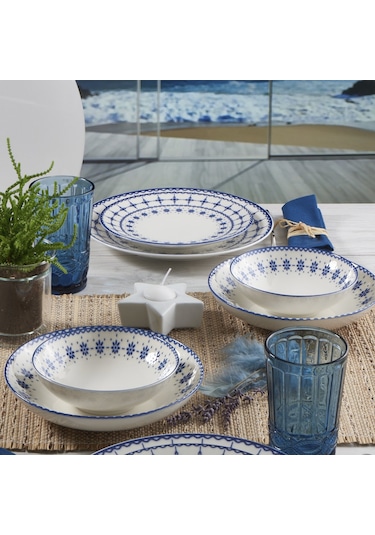 GÜRAL ATİNA 24 PARÇA 6 KİŞİLİK BONE YEMEK TAKIMI - 1614