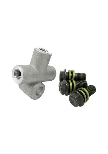 Didadodo Moped Offroad Bikes İçin 3 Yollu 10mm Hidrolik Fren Hortumu Adaptörü Evrensel Altın Altın