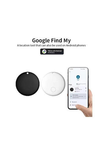 Airtag Android Konum Belirleme Akıllı  Smart Fin Tdrtr Siyah