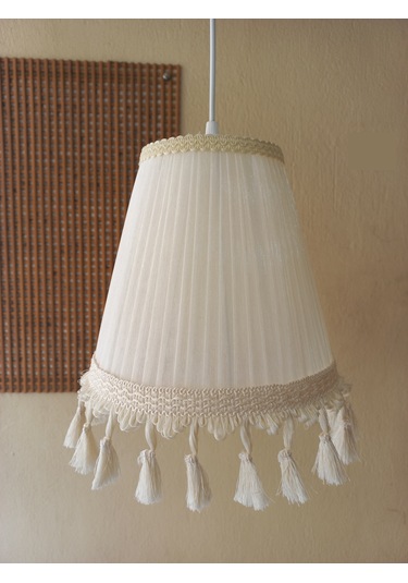 N-19 Krem Organze Yatak Odası Çocuk Ve Bebek Odası Avize Krem