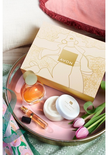 Avon Far Away Kadın Parfüm EDP 50 ML + 10 ML + Vücut Kremi 75 ML