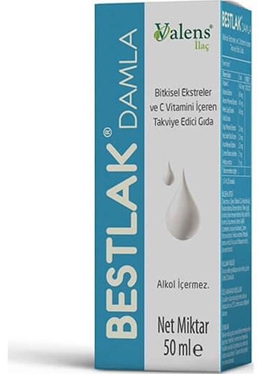 Bestlak Bitkisel Ekstreler İçeren Takviye Edici Gıda 50 ML