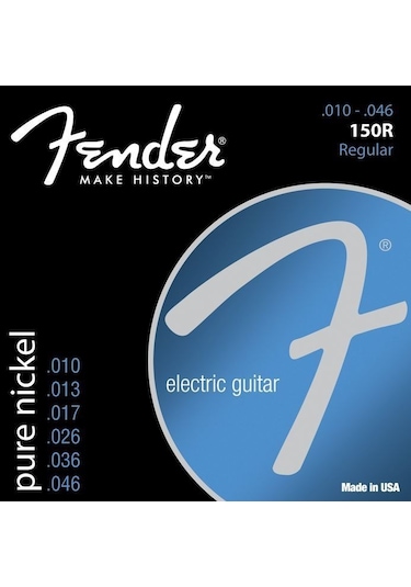 0730150406 FENDER 150R ELEKTRO GİTAR TELİ 010-046 REGULAR