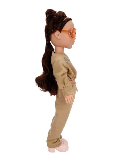 Spor Kıyafetli Moda Bebeği 40 Cm Eklemli Şık Kız Bebek