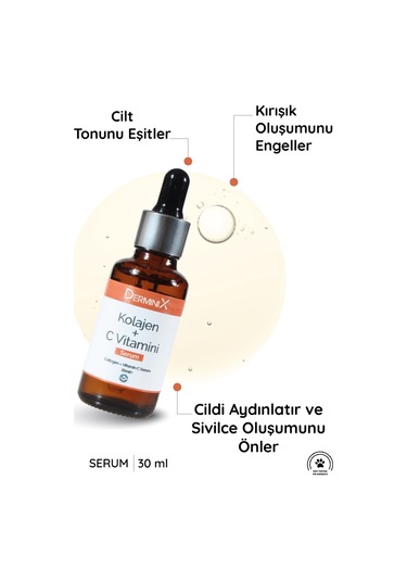 Derminix Kolajen + C Vitamini Serum 30 ML