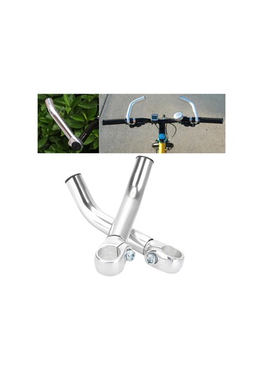 Suntek Yol Dağ Bisikleti Bisiklet Alaşımı Aero Dinlenme Kolu Gümüş