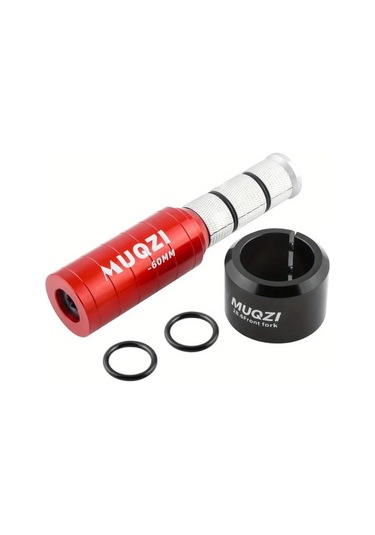 Xuweiwei Kırmızı 28.6" Alüminyum Gidon Yükseltici - Ayarlanabilir Anti-kaymalı Bisiklet Aksesuarı