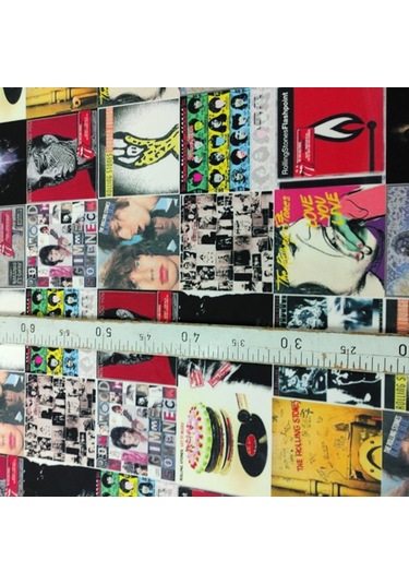 Rolling Stones Klasik Rock Müzik Kapakları Desenli Kumaş Tavsiye