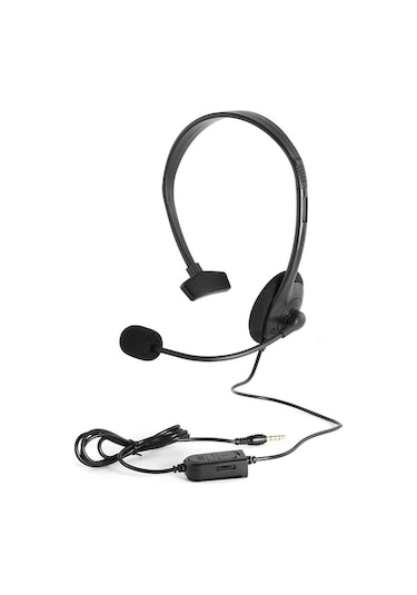 Novahub Çağrı Merkezi Kablolu Kulaklık Mikrofonlu Telefon Operatörü Kulaklık Gürültü Önleyici Pc Bilgisayar Dizüstü Cep Telefonları - Siyah