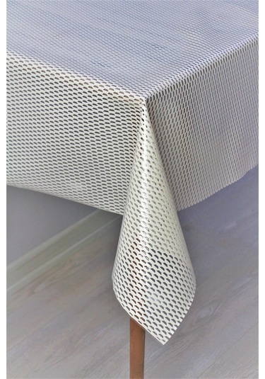 Pvc Şeffaf Kaplama Silinebilir Masa Örtüsü 310-dminihasır-krem