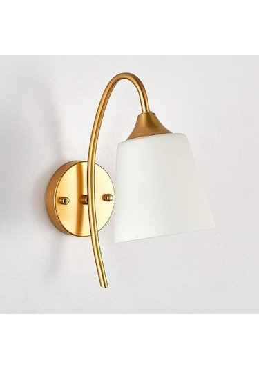 110v 220v Modern Led Duvar Lambası İskandinav Cam Küre Duvar Işıkları Koridor Yatak Od Başucu Oturma Odası Merdiven Aplik 56853917 Altın