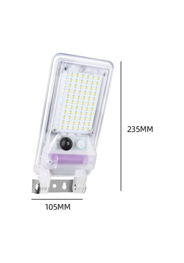 Qingmipy Güneş Enerjili Bahçe Aydınlatma: Hareket Sensörlü, Su Geçirmez, Renkli Ve Beyaz Işık Seçenekli Duvar Feneri Beyaz