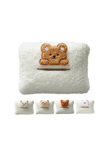 B-lambswool Araba Doku Kutusu Asılı Tip Çekmece Kutusu Kapağı Araba Koltuğu Arka Kol Dayama Kutusu Doku Çanta Karikatür Hayvanlar Peçete Doku Kağıt