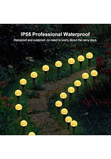 Yaozixia Açık Hava Kamp Feneri Acil Durum Işığı Alev Işığı Pil İle Çalışan Şarj Edilebilir Güneş Enerjili Su İtici Ayarlanabilir Parlaklık Yürüyüş Piknik Açık Hava Çok Renkli