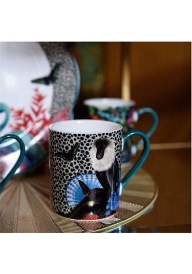 Mikasa Sarah Arnett Porselen 300 Ml Kupa Maymun Çok Renkli