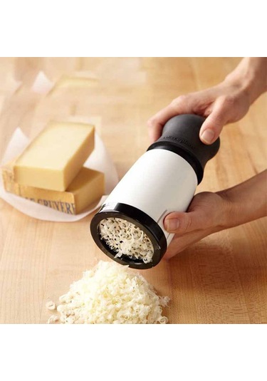 Jian Fan Pişirme Aletleri Paslanmazçelik Peyniröğütücü Beyaz - Siyah