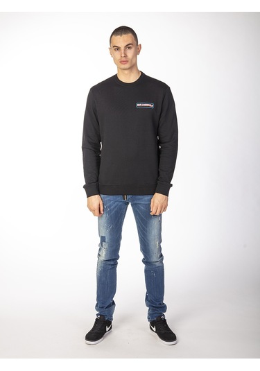 KARL LAGERFELD Erkek  Sweatshirt  KLL756 Siyah