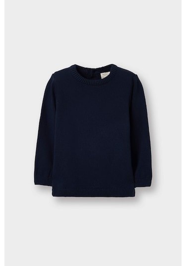 Defacto Erkek Bebek Okul Bisiklet Yaka Kazak A5036a525aunv241 Lacivert