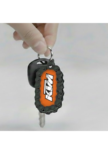 Ktm Marka Motosiklet İçin Anahtarlık Turuncu