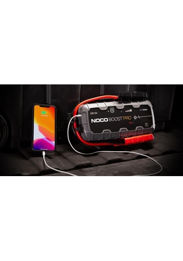 Noco Genius Gb150 12v 3000amp Ultrasafe Lityum Akü Takviye + Powerbank + Led Lamba
