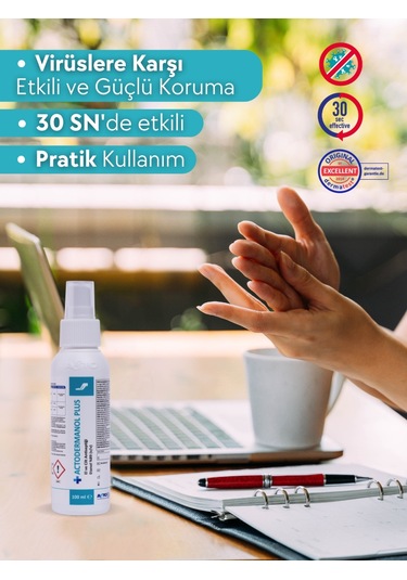 Acto Actodermanol Plus 100 Ml El Ve Cilt Antiseptiği %89 V/v Etan