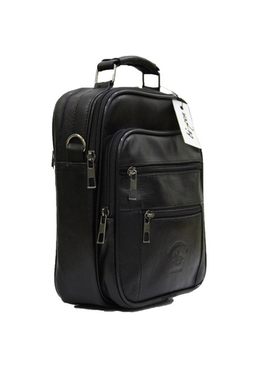 Bizoon Np274 Hakiki Kuzu Derisi Erkek El Ve Omuz Çantası 19x23 Cm 001