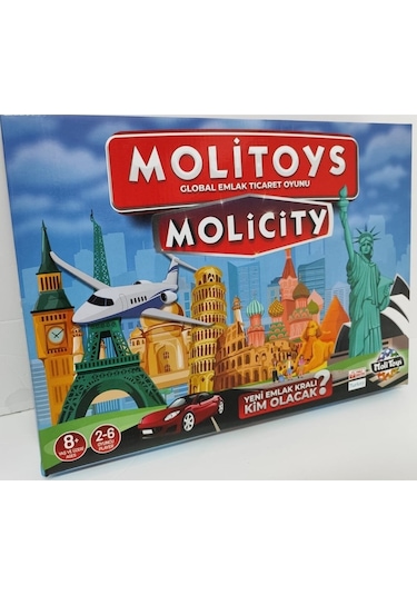 Molitoys Molicity Emlak Ticaret Oyunu Aile Oyunu Yeni Model
