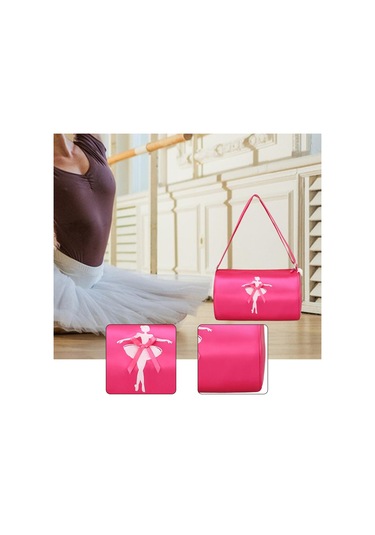 Suntek Kızlar Için Spor Çantası Tatlı Bale Dans Gösterileri Gül Kırmızısı