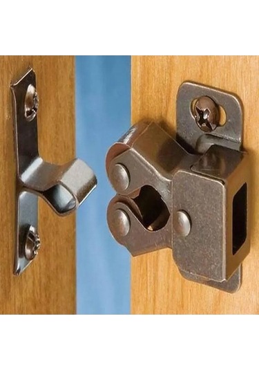 Tongxida Antik Bakır Şişe Kapı Mandalı - Hızlı Kapanan Dolap Kilit Sistemi