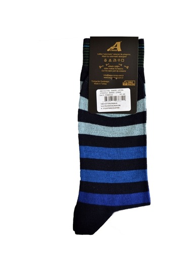 A Classe Çizgili Erkek Çorap