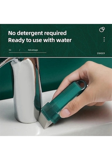 Trendooze Silgisi,c Silgi Mutfak Musluğu Leke Kireç Kauçuk Çıkarıcı Beyaz Pn Çok Renkli