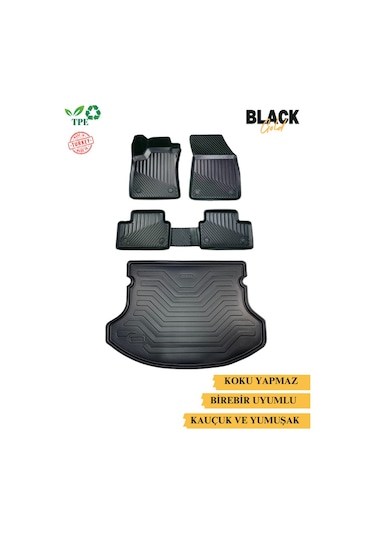 Fiat Egea Sedan 2015+ 3d Oto Paspas Ve Bagaj Havuzu Araca Özel Set Yency