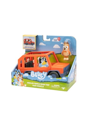 Bluey 17661 Bluey 4x4 Büyük Araç Ve Chilli Figür Set