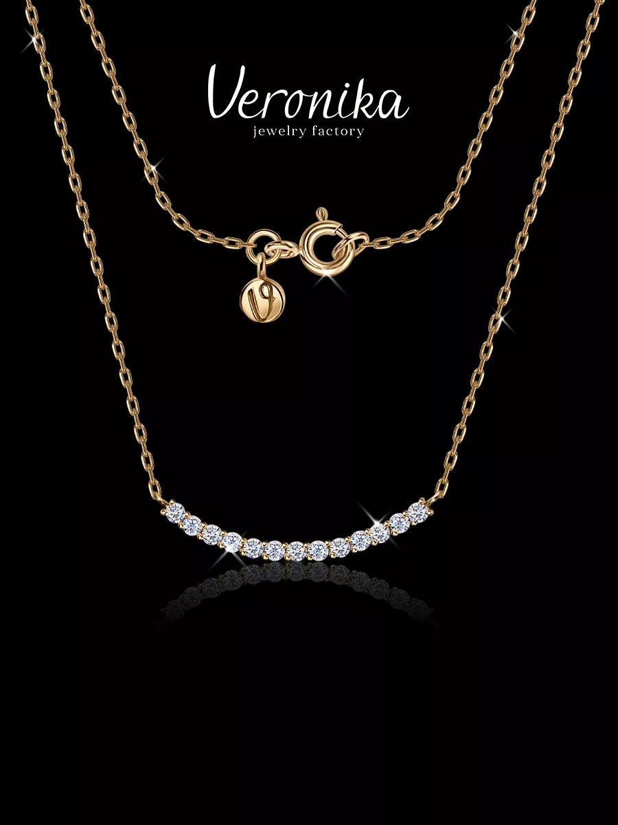 Veronika Jewelry Factory 925 Ayar Gümüş Kolye, Sarkaçlı Kolye 251295404 Altın