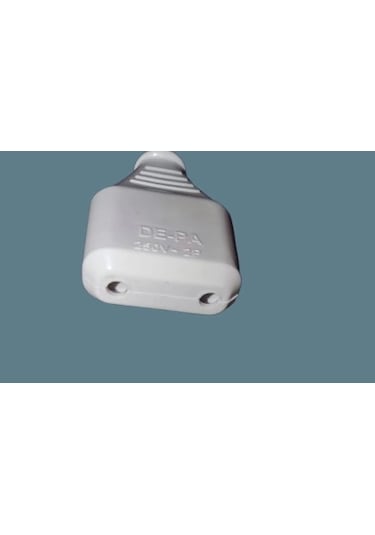 Depa Topraksız Yassı Dişi Fiş İnce Beyaz