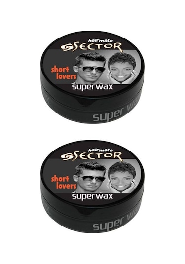 Sector Hairmate Superwax Islak Görünüm Siyah Wax 150 Ml 2 Adet