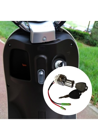 Homyl Akü Silindir Kilidi Motosiklet Aksesuarları Kontak Gosterildigi Gibi