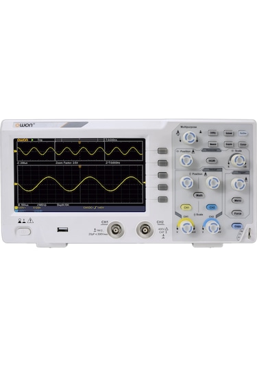 OWON SDS1052 50Mhz 2 Kanal Osiloskop Digital Storage Oscilloscope 50 MHz, 2-Channel, 500 MS/S
