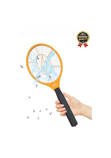Premium Uv Işıklı Şarjlı Elektrikli Sinek Sivrisinek Böcek Ve Haşere Kovucu Öldürücü Avlama Raketi