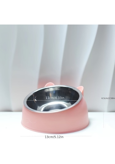 Kedi Köpek Mama Kabı Çelik Evcil Hayvan Mama Kabı İçme Suyu Kabı