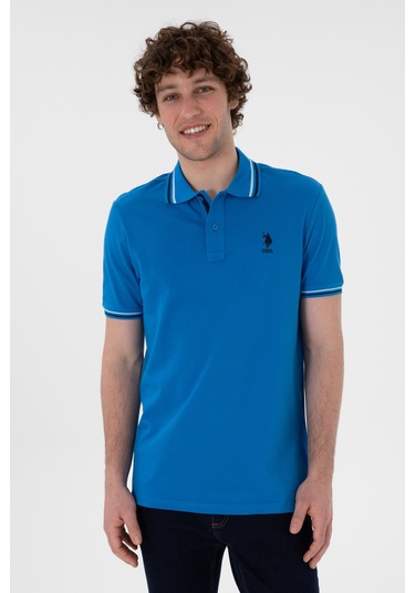 U.s. Polo Assn. Erkek Kobalt Tişört Basic 50306011-vr077 Kobalt