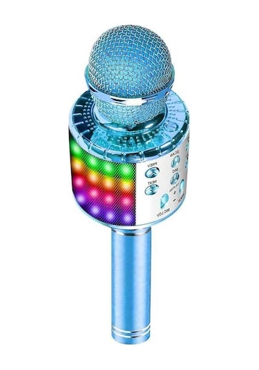 Ebitda Kablosuz Led Mikrofon, Bluetooth Hoparlör - Ktv Eğlencesi Mikrofonu