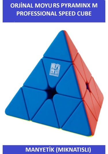 Moyu Rs Pyramınx Mıknatıslı Profesyonel Speed Cube-3x3 Zeka Küpü-sabır Küpü-wca Turnuva Küpü