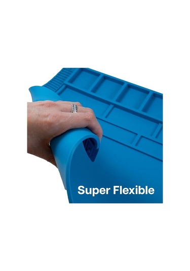 Silikon Çalışma Tamir Pedi S180 555x350mm Isıya Dayanıklı Manyetikli