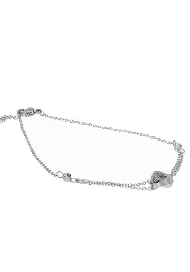 Kadın İç İçe Geçmiş Halka Model Çelik Halhal Gümüş