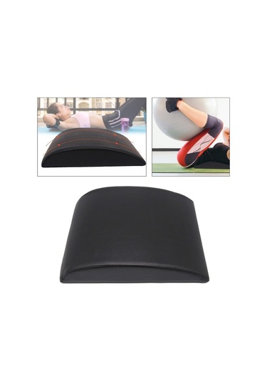 Maoyaya Ab Egzersiz Minderi, Takozlar Göbek Eğitmen Oturma Gümüş, Siyah Siyah