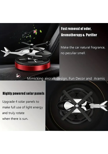 Liangmei Helikopter Styling Güneş Arabası Hava Spreyidekoratif