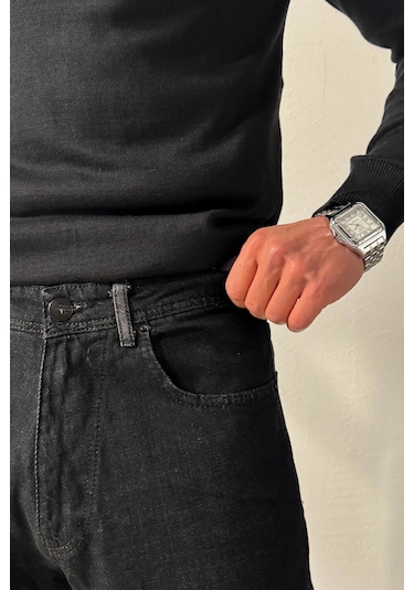 Flaw Basic Baggy Jean-28658 Antrasit