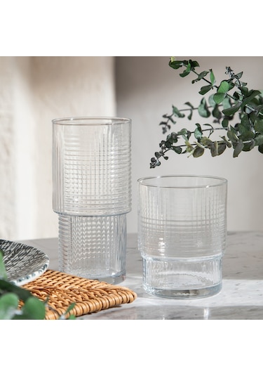 Mudo Home Stackable Bardak 400 Ml Şeffaf